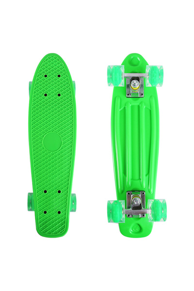 Krista Penny Board With Lights On Wheels, green