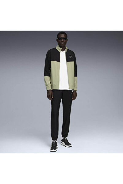 Puma Woven Colorblock Tracksuit Siyah Unisex Alt-Üst Takım 688173-82