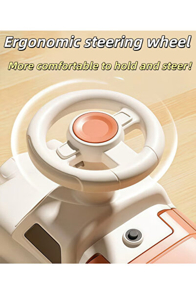 Generic Stroller - Children's electric car can be used as a stroller or walker for toddlers learning to walk