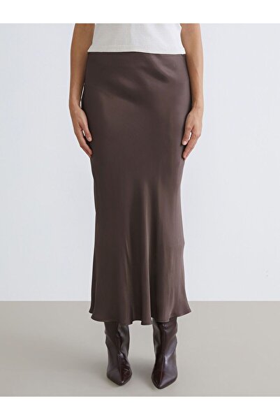 LC Waikiki Lcw Vision Buy Elasticated A-Line Satin Skirt