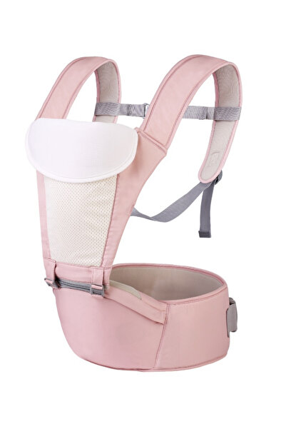 Krista Marsupiu ergonomic pentru bebeluși cu scaun de susținere, MD2001, roz