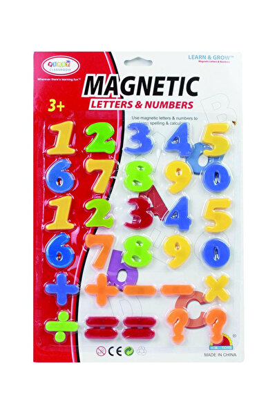 Krista Set de 30 de cifre și semne matematice magnetice, plastic, 3 cm