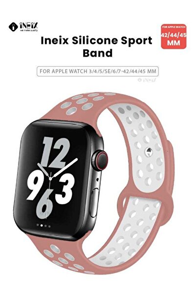 ineix حزام بديل رياضي ناعم من السيليكون من Nike Edition لساعة Apple Watch مقا...