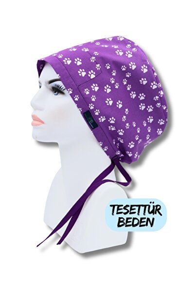 doktorbonem قبعة طبية للجنسين باللون الأرجواني، قبعة جراحية للأطباء والممرضات...