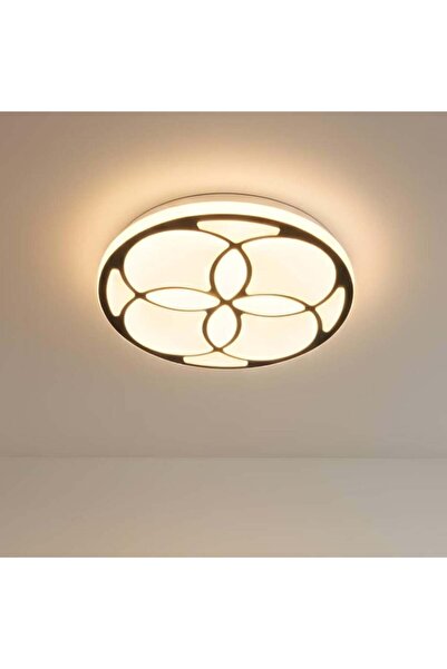 ACCEPT Round LED Ceiling Light Black with Illuminated Frame, 40 cm, 3-Color (ACCEPT H6076)
