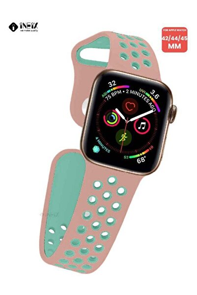 ineix Soft Silicone Sport Nike Edition Replacement Strap For Apple Watch 42,44,45 mm