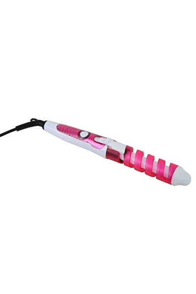Urban Trends LI Hair Curler for Light Curls, 190°C, Ceramic Coating, Ergonomic Design, 35W, Pink/White
