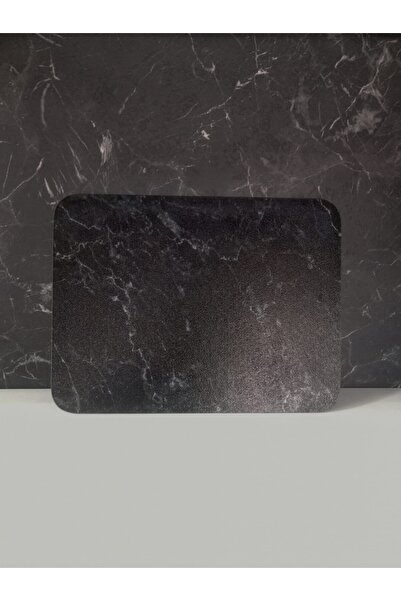 Saban 30X40Cm - Frosted Glass, Black Marble, Cutting Board - Presentation Tray