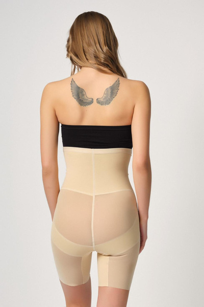 KAHSEN STORE Ten Mi Emay 2929 Double Tulle Long Laser Corset