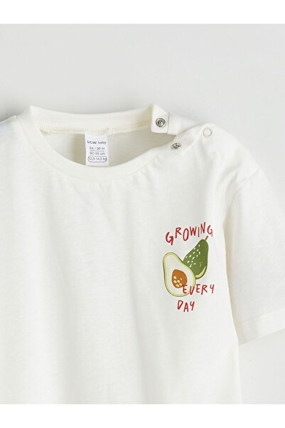 LC Waikiki LCW baby Crew Neck Baby Boy T-Shirts and Shorts 2 pcs