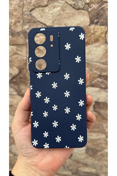 Vip Case Realme C75 Compatible Mini Daisy Patterned Silicone Shock-Absorbing Classic Protective Rubber Case 277