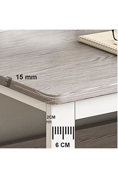 KEKE Multifunctional Computer Table And Office Desk With 3 Drawers 140 CM