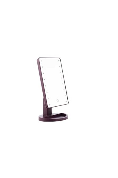OEM Oglindă de machiaj cu 16 lumini LED, buton tactil ON/OFF, alimentată cu b...