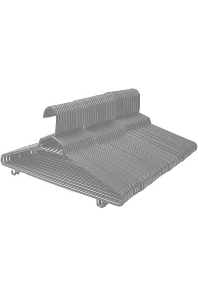 Ethic Solutions 48 قطعة من شماعات الملابس البلاستيكية الدائرية المتينة، مقاس ...