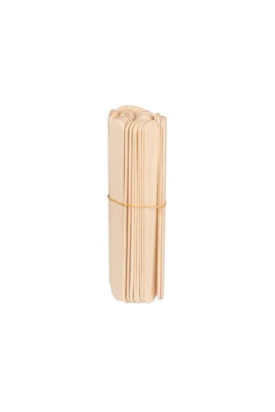 ACTIVESHOP Set de 50 de spatule din lemn pentru ceară, Activeshop, maro