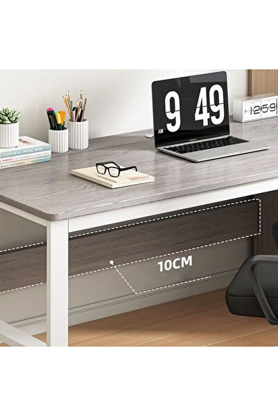 KEKE Multifunctional Computer Table And Office Desk With 3 Drawers 140 CM