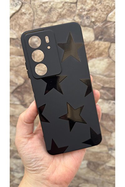 Vip Case Realme C75 Compatible Star Patterned Silicone Shock-Absorbing Classic Protective Rubber Case 277