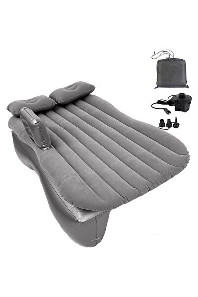 ACTION ONE Inflatable car mattress 135x85x45 cm, gray
