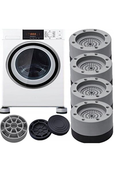 Afnue Set of 4 Anti-Vibration Rubber Feet, Gray