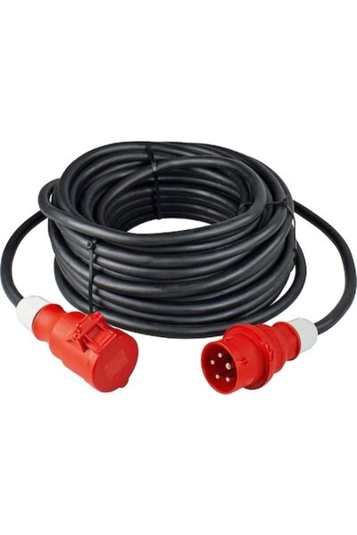 LEDO Cablu prelungitor trifazat 40 m 5G6, 32A, ~22 kW, IP44