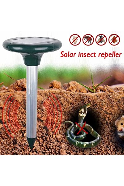 OEM Set de 2 dispozitive cu ultrasunete pentru repelerea dăunătorilor, plastic, 150x340mm, argintiu/verde