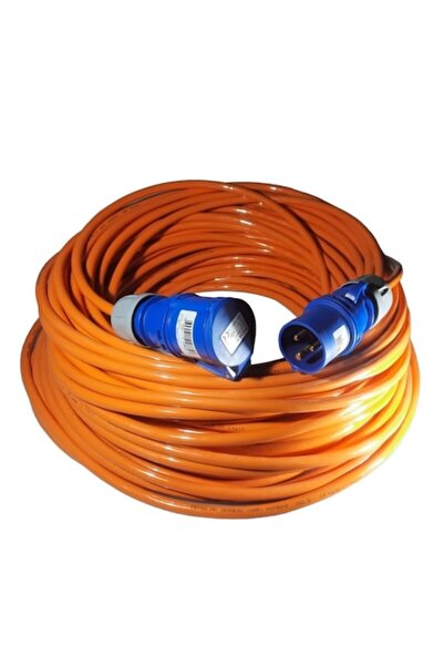 LEDO 20 м удължителен кабел с кабел H07BQ-F 3G2.5, 16A щепсел и контакти, IP4...