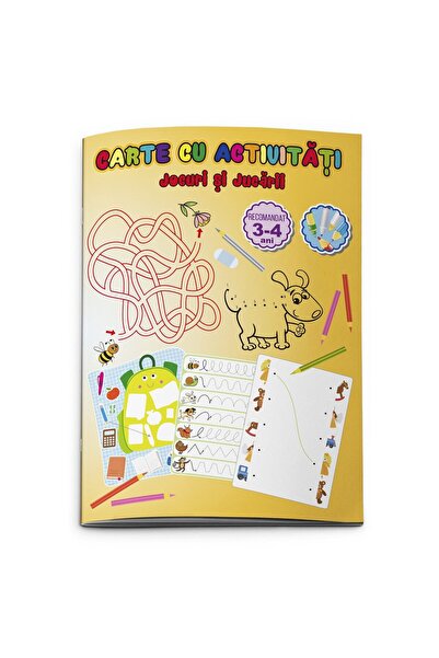 Libra Caiet de activități, Jocuri și jucării, A4 - 32 de pagini