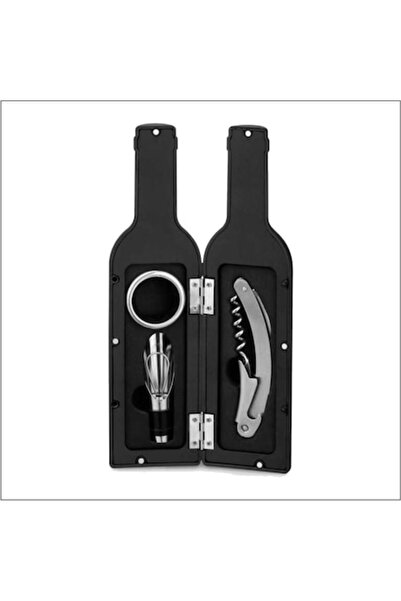 OEM Set of 4 wine accessories, Bottle-shaped, 24×6 cm, SCB002