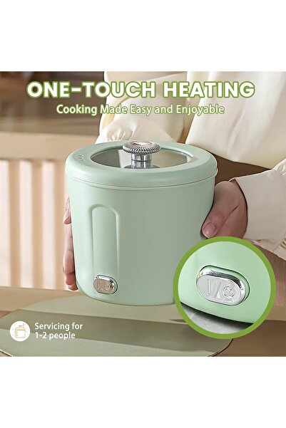 AQUAFALCON 1L Electric Hot Pot, 450W Mini Ramen Cooker - Portable Multifunctional Pot