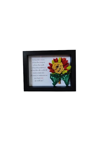 OEM Ramă cu flori uscate și criogenizate pentru cea mai bună soră - La mulți ani