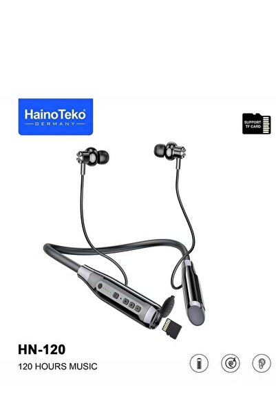 haino teko germany سماعات أذن HN120 بلوتوث حول الرقبة - تشغيل لمدة 120 ساعة، ...