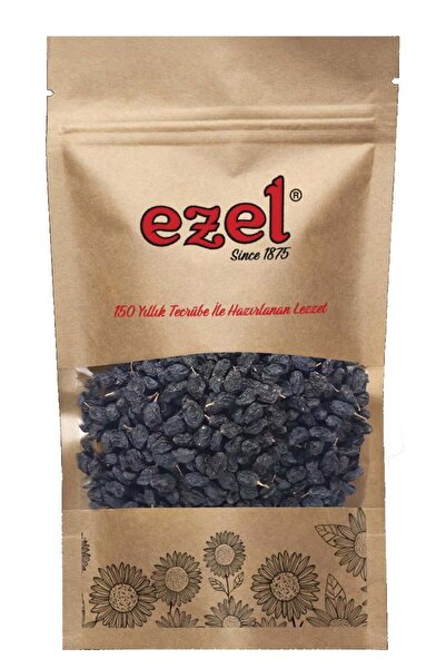 EZEL Kuruyemiş Çekirdekli Siyah Keçimen Üzüm 500gr – Taze ve Doğal - Zipli Am...