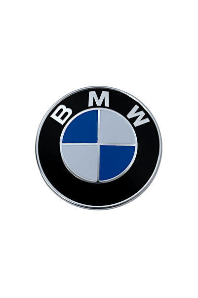Aftermarket Emblema BMW Portbagaj (74 mm) - Albastru cu Alb