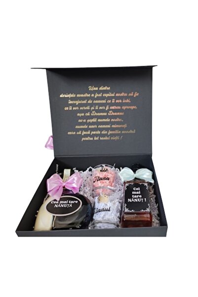 OEM Set cadou pentru nași de botez, model 21