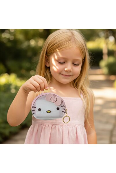 SeaBubbles Hello Kitty Children's Wallet Keychain Standard Pink