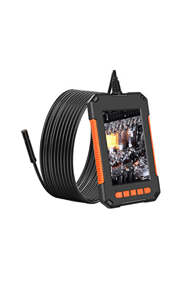 EHOME Dual Lens Industrial Endoscope with 4.3'' HD Screen, 1080P Borescope Camera, Waterproof,8 LED Lights