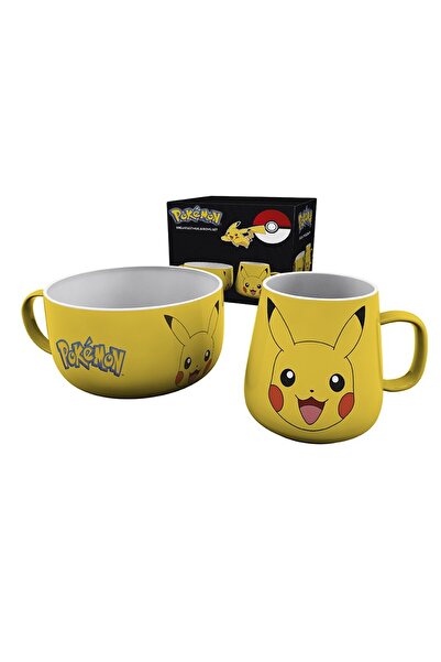 ABYstyle Pokemon - Breakfast Set Mug + Bowl - Pikachu - Breakfast Set - Bs0003