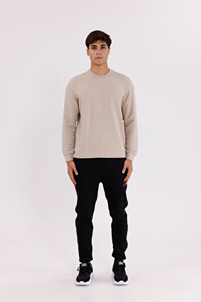 Rowinger سترة موسمي ذات سطح خلية النحل وياقة دائرية ومريحة ومزودة بأصفاد مطاطية