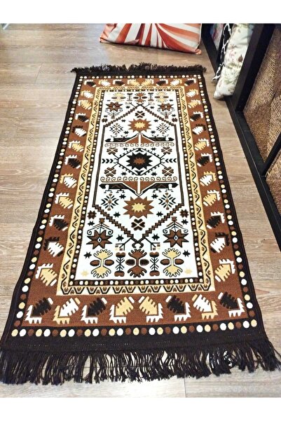 OEM Traditional double-sided rug, 60 x 120 cm, purple H&H 1077