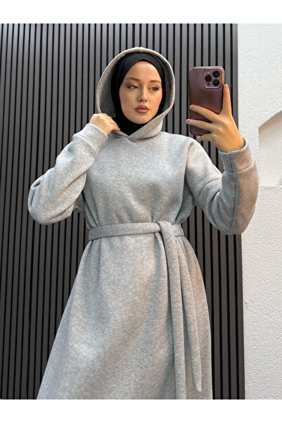 ENSA TESETTUR Φόρεμα Lale Sweat-Γκρι