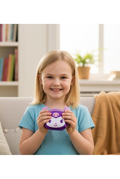 SeaBubbles Kuromi Children's Wallet Keychain Standard Purple