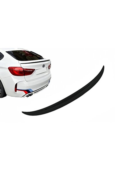 KITT Glossy Black Trunk Spoiler compatible with BMW X6 F16 (2015+)