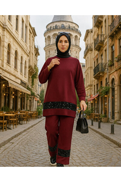 Hugglii طقم رياضي يومي من تيسيتير باللون الفيروزي