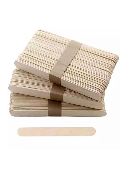 Generic 50Pcs Natural Wooden Ice Cream Sticks for DIY Crafts and Popsicle Making