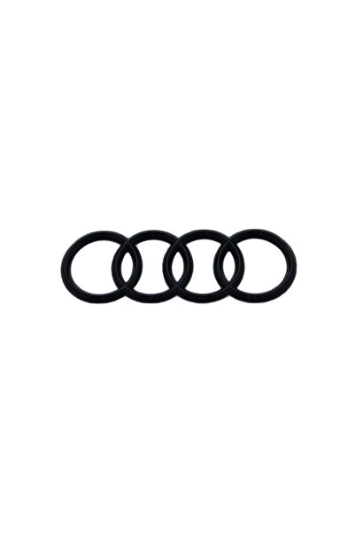Aftermarket Emblemă spate Audi neagră (192 mm)