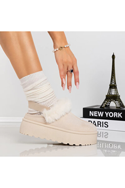 Enas Γυναικεία Τσόκαρα UG SL-726 Μπεζ