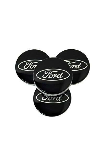 MAF Set de 4 capace de jantă Ford – 54 mm, negre