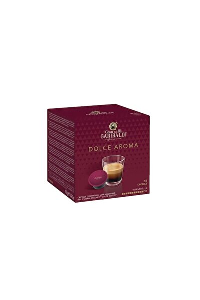 Garibaldi Set capsule cafea Dolce Aroma - 16 capsule, compatibile cu Dolce Gusto, 112 g