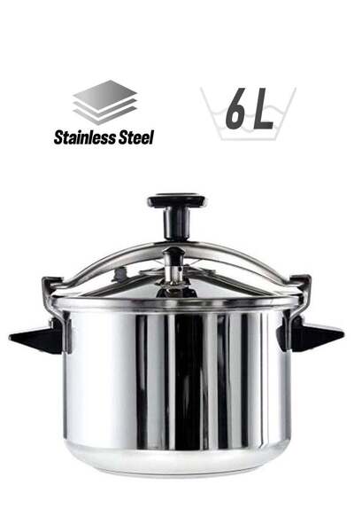 TEFAL Authentique Pressure Cooker 6L Stainless Steel P0530734