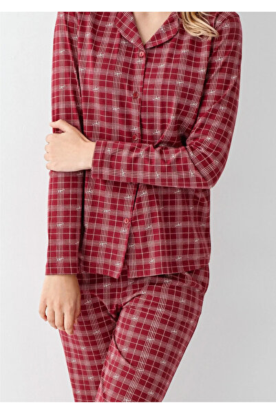 Loule Women's Clothing 100% Cotton Shirt Pajama Set L1.Ar.344.7.001